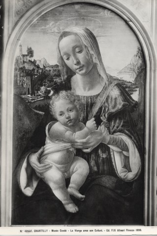 Alinari, Fratelli — Chantilly - Musée Condé - La Vierge avec son Enfant — insieme